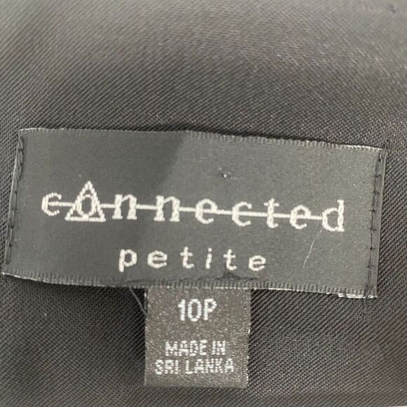 Annected Apparel Women's Black Mini Dress Sleeveless Zipper Size 10 Petite - Picture 6 of 13